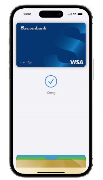 Cách thêm thẻ Sacombank trên ví Apple Wallet 3