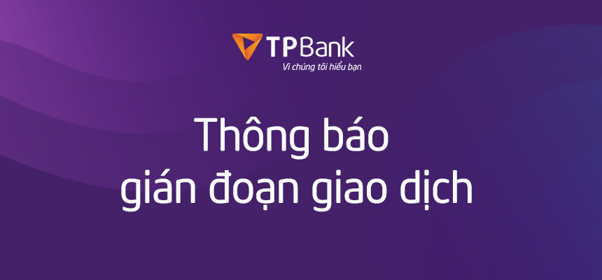 App TPBank bị lỗi hôm nay