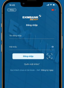 Cách đăng nhập Eximbank Edigi trên điện thoại 2