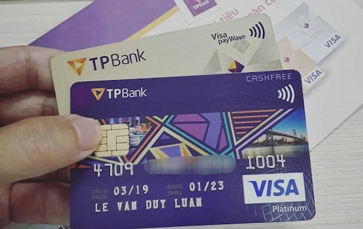 Những thẻ sử dụng dịch vụ DPP Registration TPBank