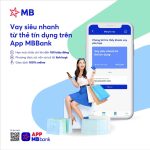 Hình thức vay tiền trên app MB Bank