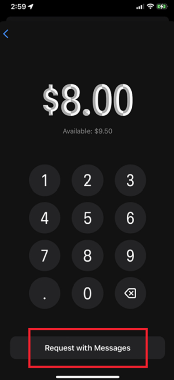 Cách gửi yêu cầu thanh toán bằng Apple Cash 3